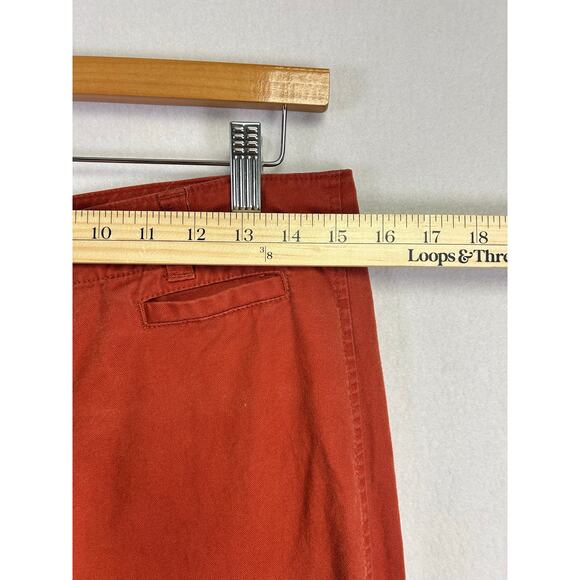 Woman's WoolRich Red Cotton Pants - Size 8 Tall Business casual comfortable - Picture 11 of 11